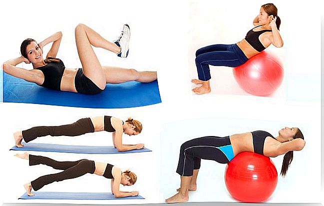 Abdominal exercises to reduce the waist