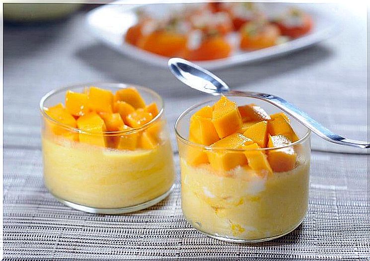 Mango mousse