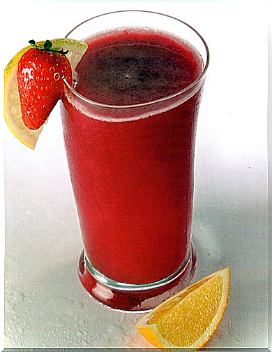 Strawberry juice