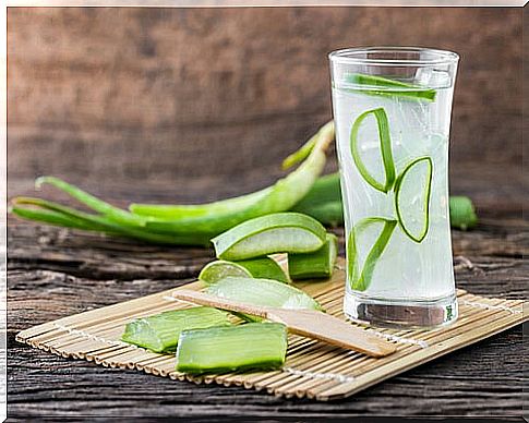 Aloe vera juice helps relieve stomach ulcers