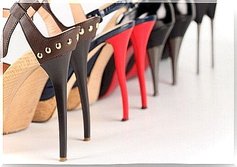 Wearing high heels helps to style the body