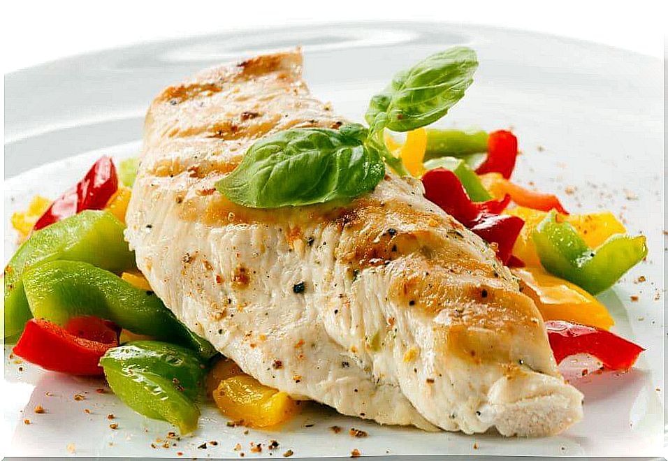 Delicious chicken breast recipe with vegetables