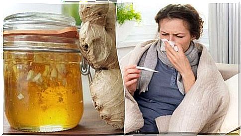 Homemade honey and ginger syrup to fight cold