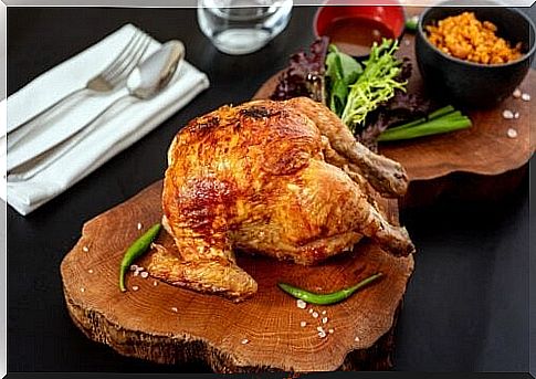 Is eating roast chicken healthy?