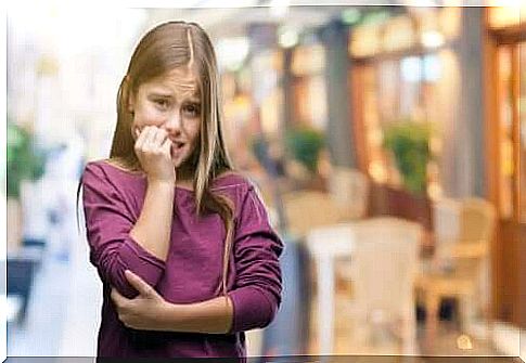 child with anxiety and anguish