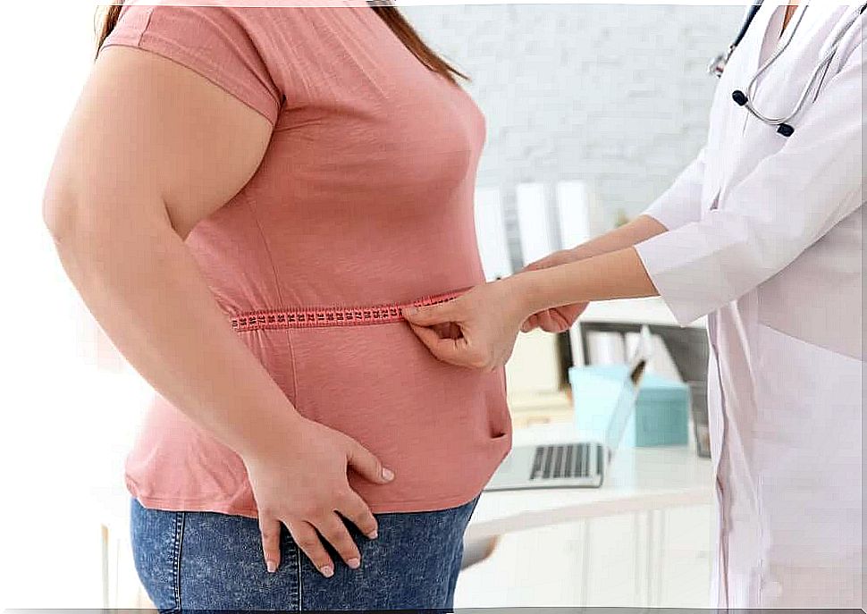 overweight woman at the doctor